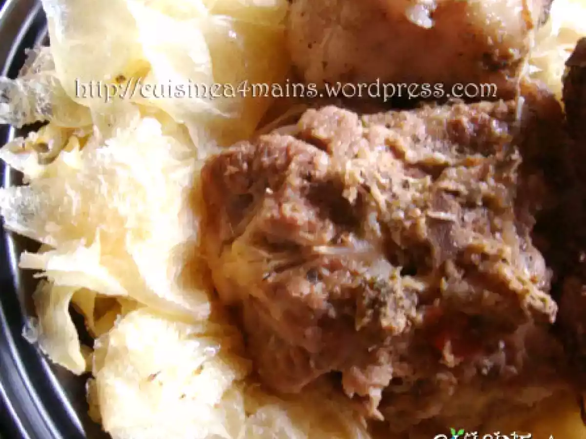 Collier d'agneau vapeur ou Boumfaouar, 