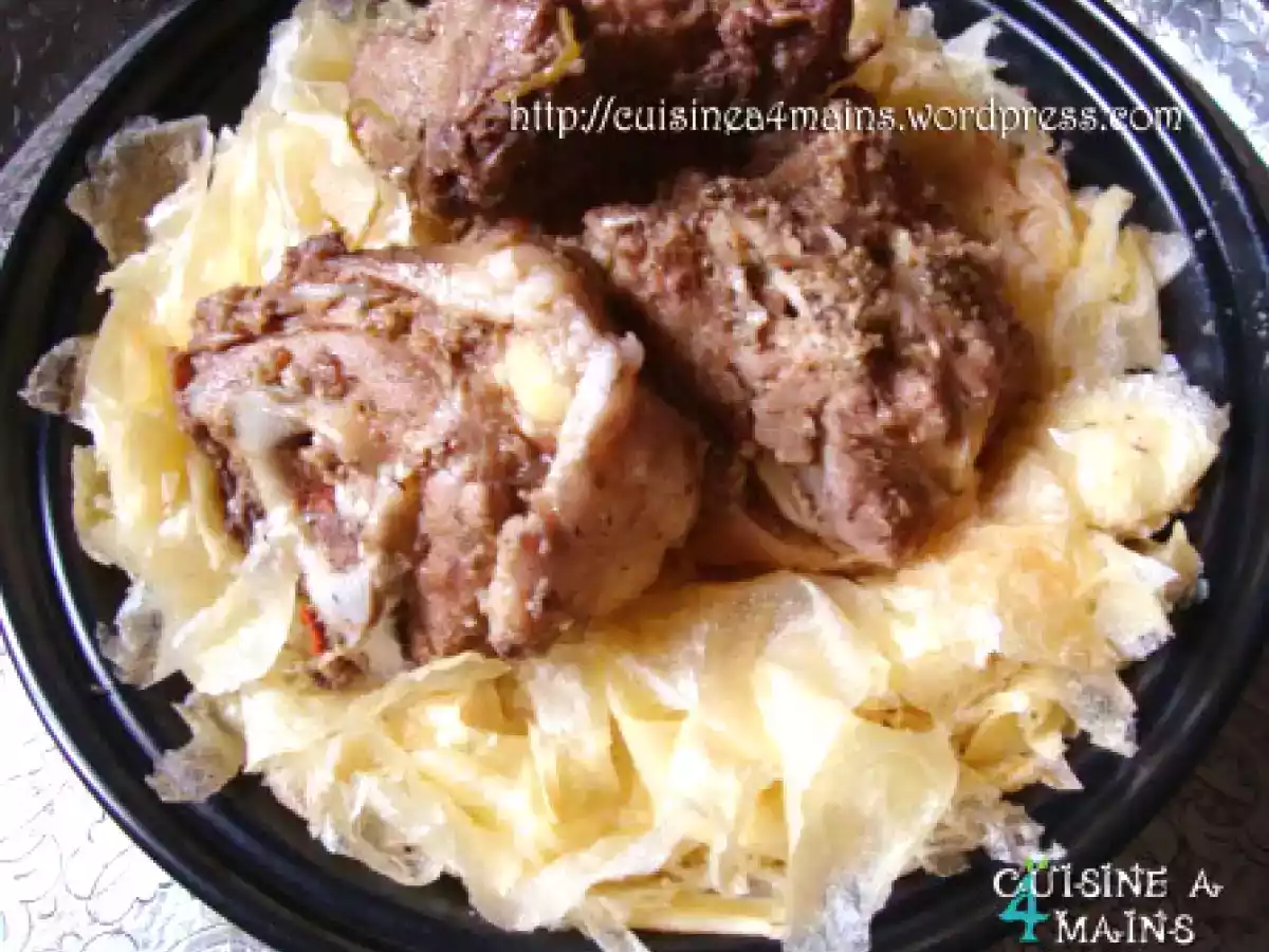 Collier d'agneau vapeur ou Boumfaouar,  - photo 2