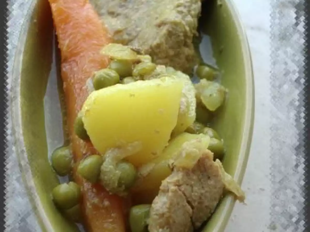 Colombo de porc aux petits légumes