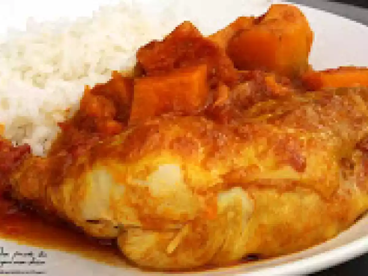 Colombo de poulet à la patate douce