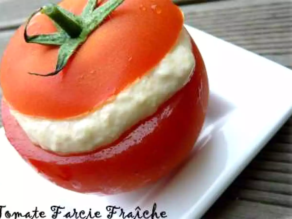 Comme une tomate farcie... mas froide!