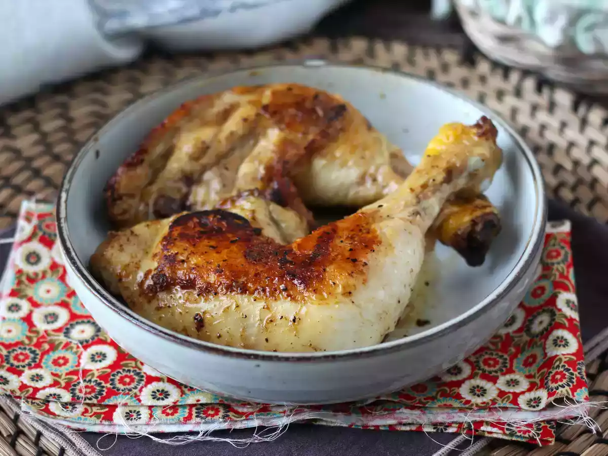 Comment cuire des cuisses de poulet à la poêle?