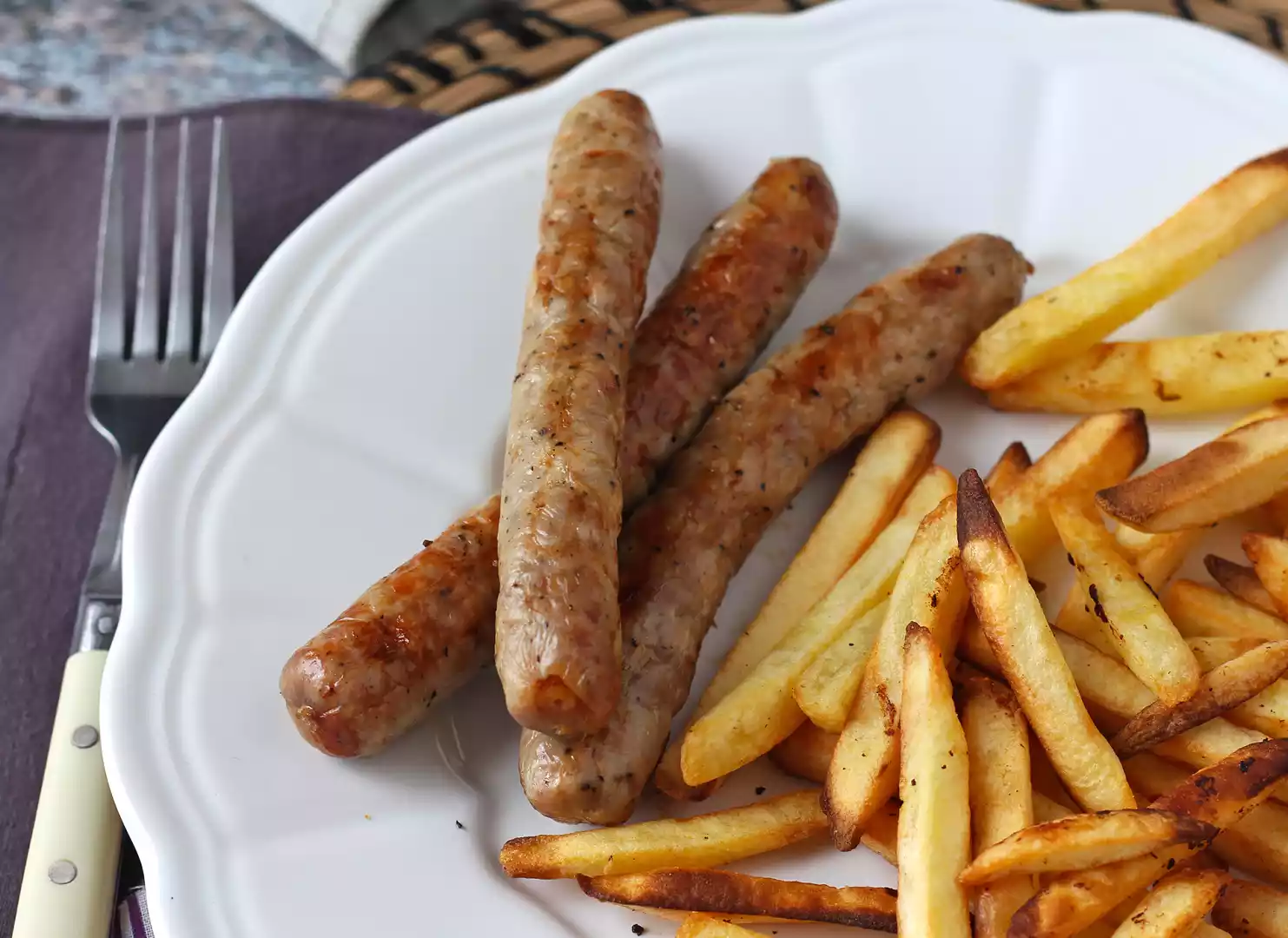 Recette : cuisson des saucisses à l'air fryer