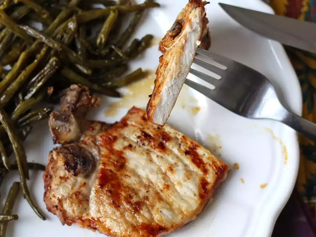 Comment cuire une côte de porc au Airfryer? - photo 4