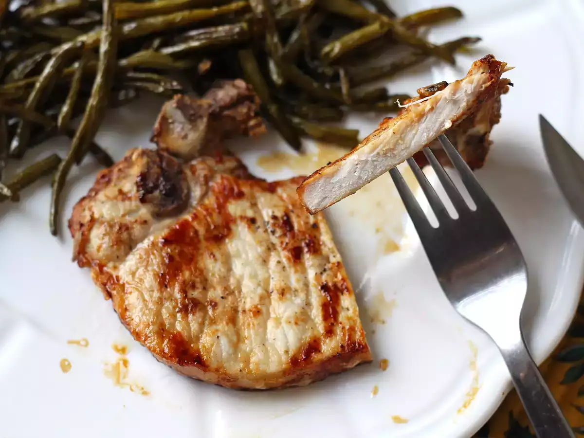 Comment cuire une côte de porc au Airfryer? - photo 6