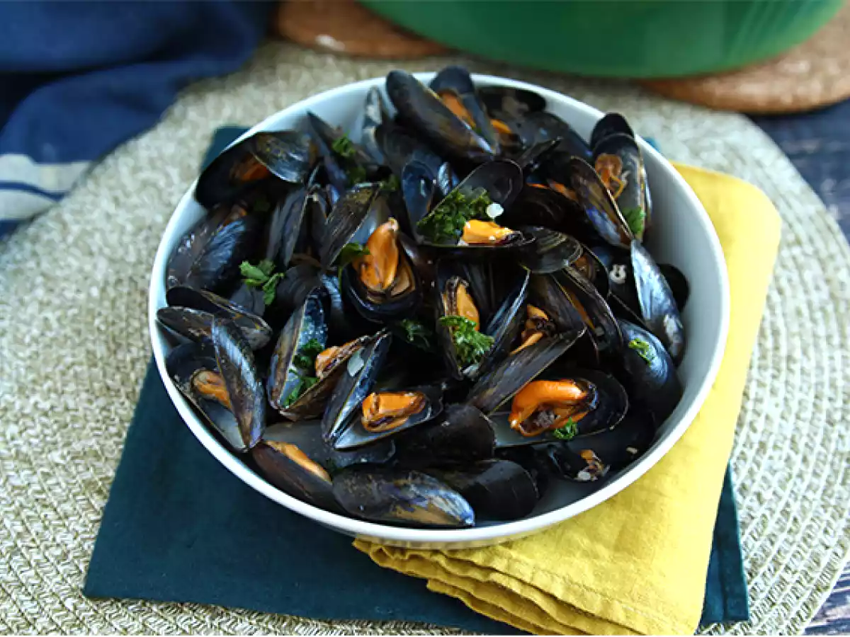 Comment préparer des moules au cidre?