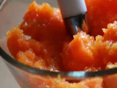 Compote carotte orange.