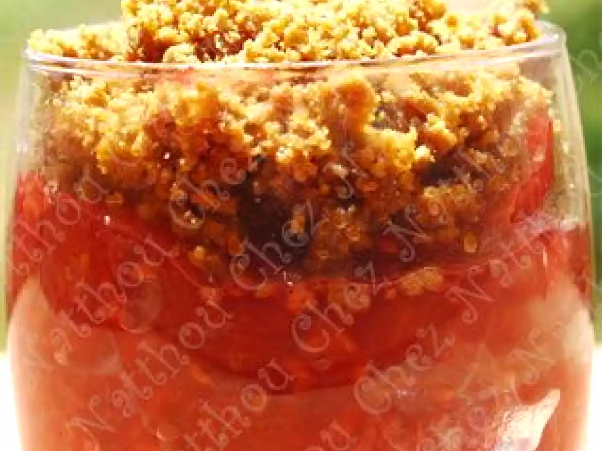 Compote de fruit façon crumble
