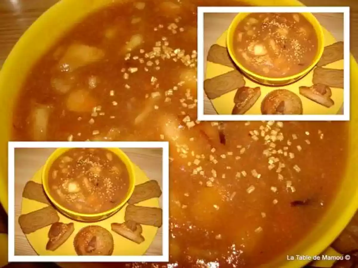 Compote de poires et pommes au sucre de coquelicot à la MAP - photo 2