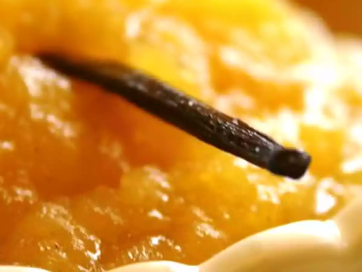 Compote de pommes à la vanille au micro-onde