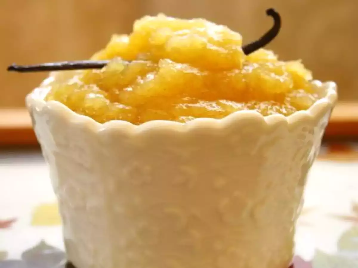 Compote de pommes à la vanille au micro-onde - photo 5