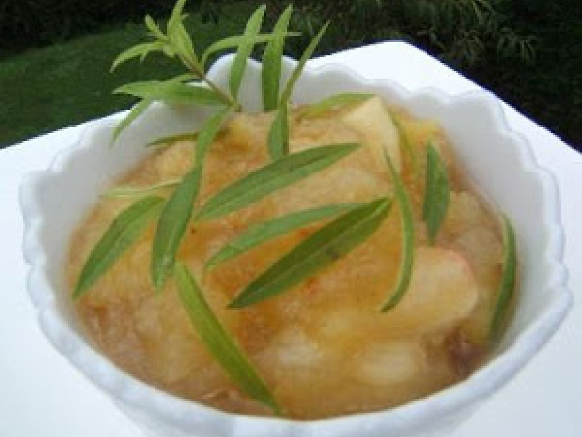 Compote de pommes maison à la verveine Recette Ptitchef
