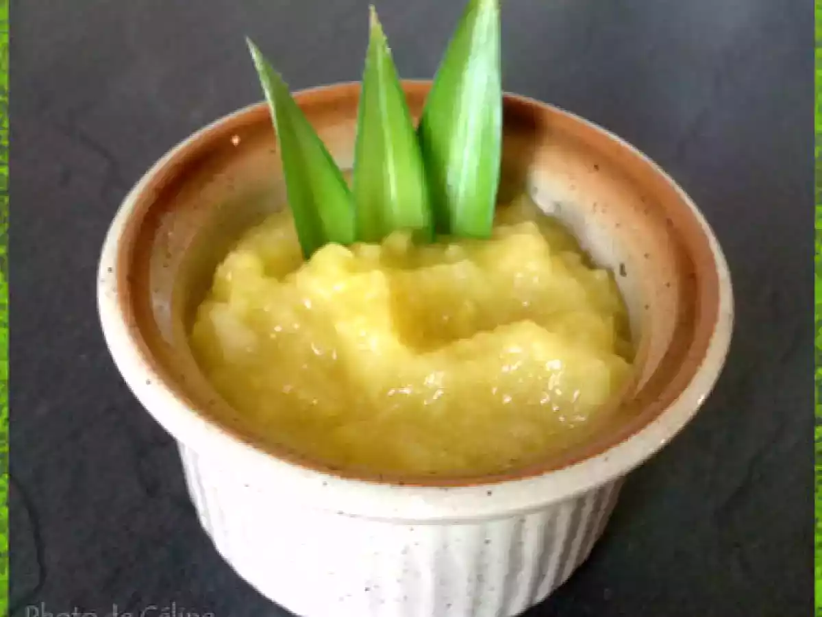 Compote pomme ananas de Céline