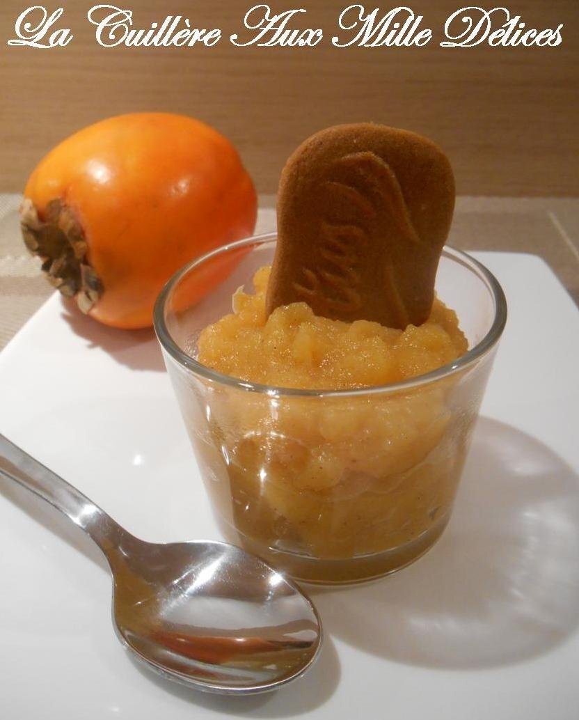 Compote pomme & kaki Recette Ptitchef