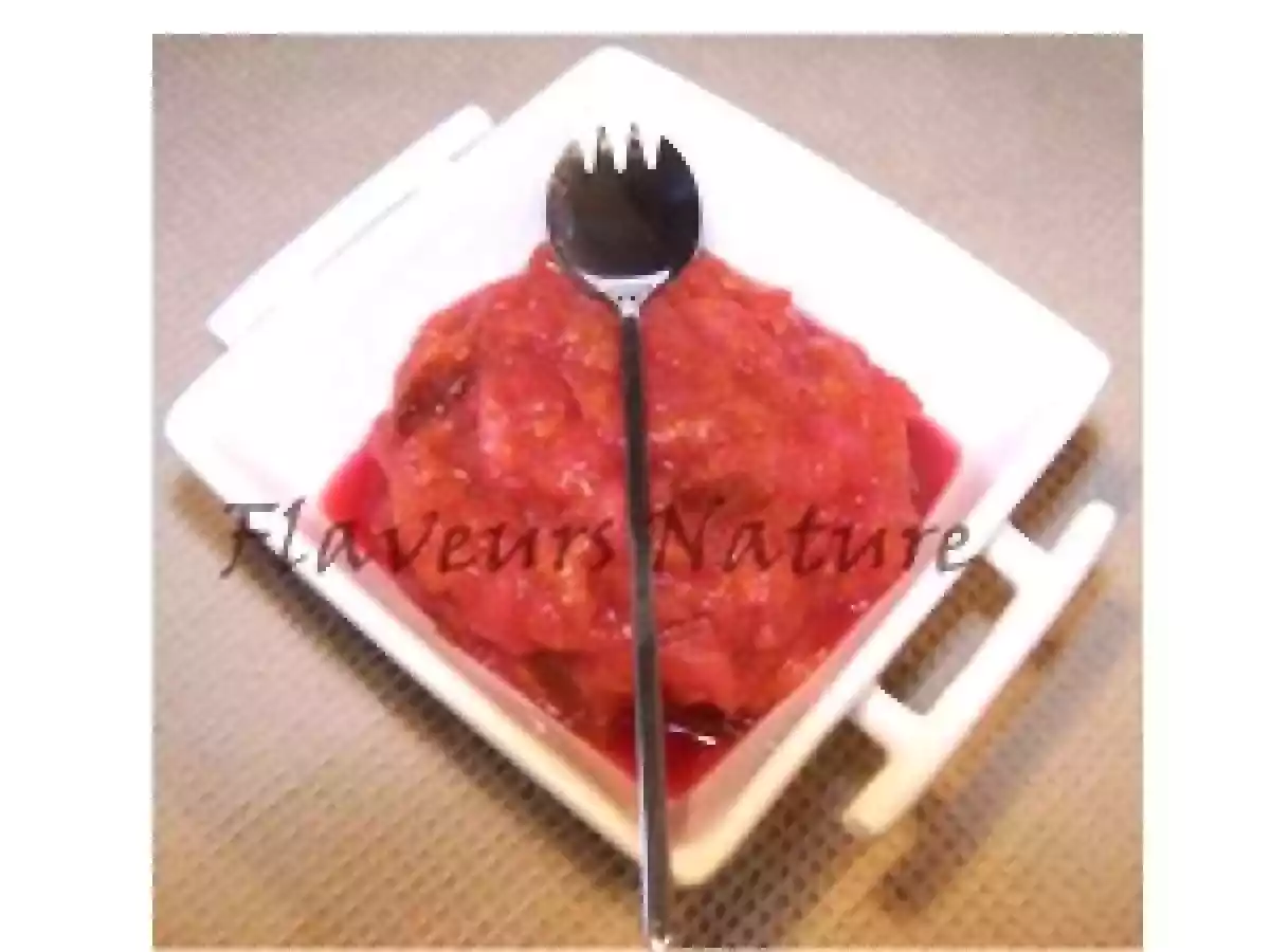 Compote pomme prunes à la cardamome