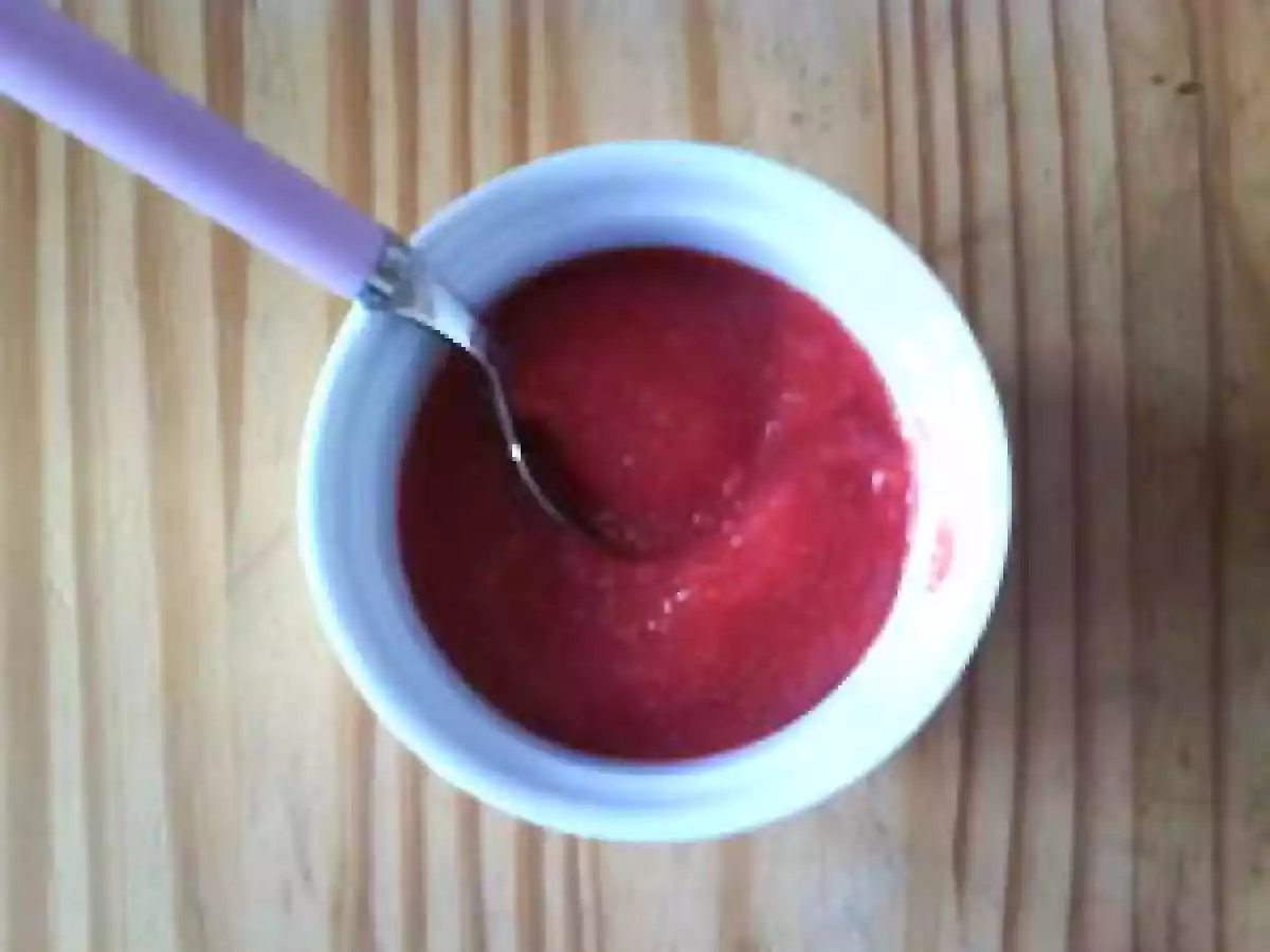 Compote pommes-fraises