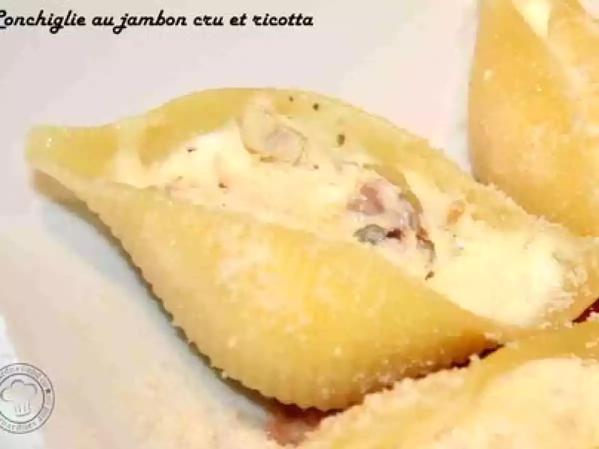 CONCHIGLIE AU JAMBON CRU ET RICOTTA - photo 2