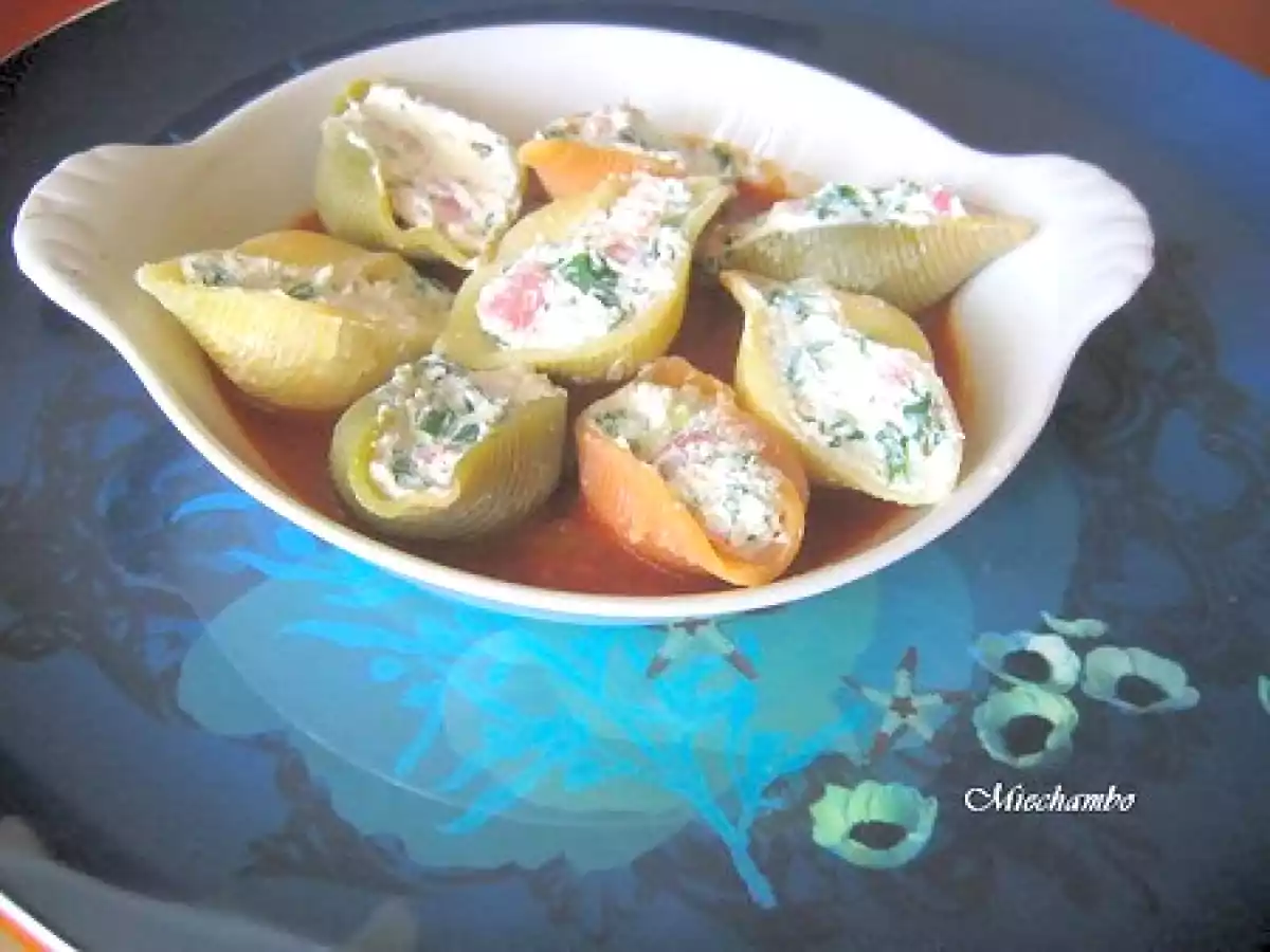 CONCHIGLIE FARCIES A L? ITALIENNE Et Tradition Provençale - photo 3