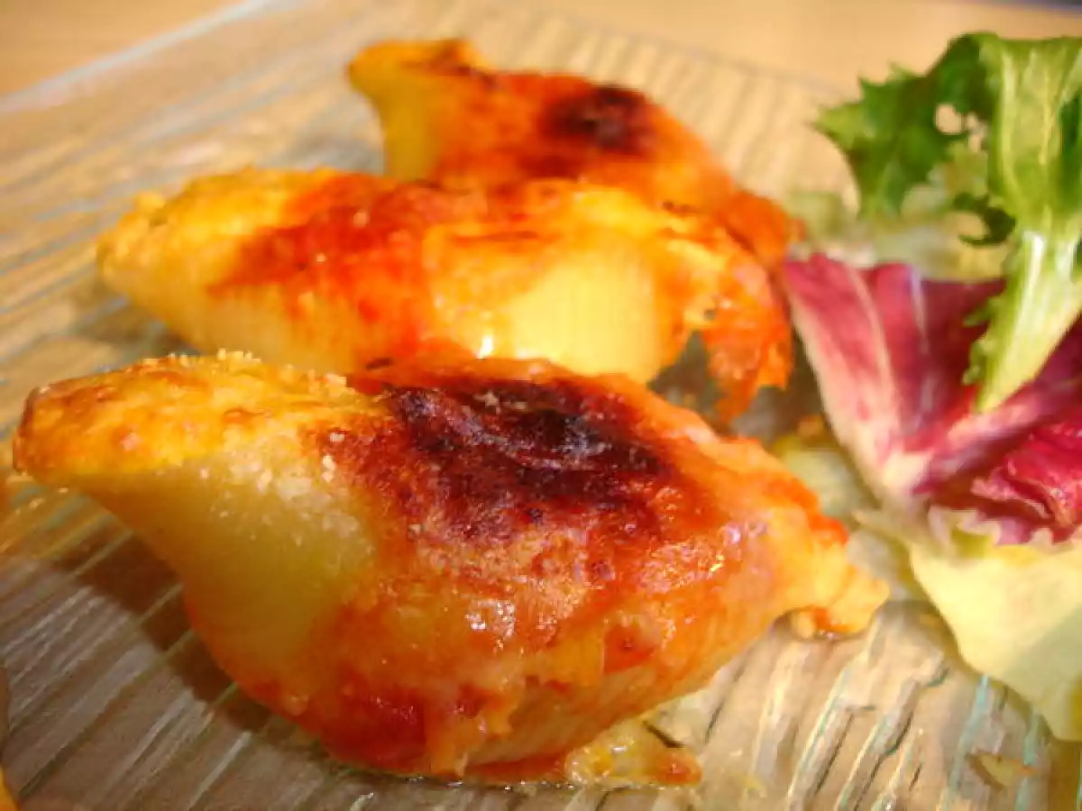 CONCHIGLIE FARCIS A LA COURGE ET A LA RICOTTA