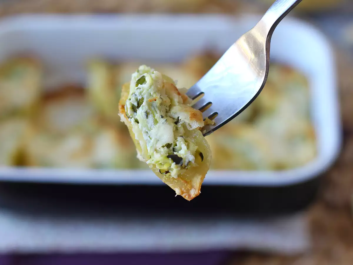 Conchiglioni farcis à la ricotta, courgettes et citron - photo 7