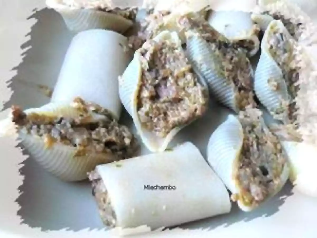 Conchiglioni farcis aux champignons, jambon et béchamel au Comté - photo 3