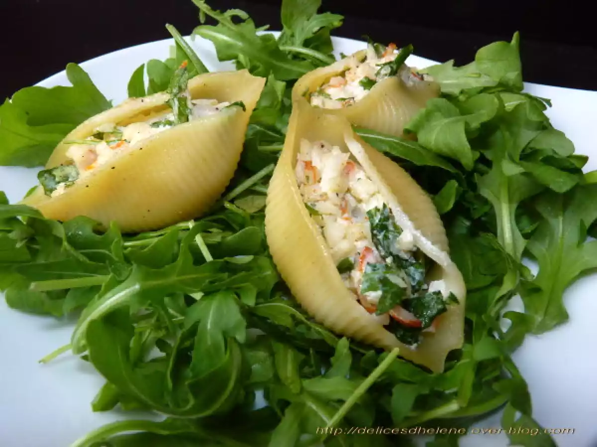 CONCHIGLIONIS AU SURIMI ET A LA RICOTTA - photo 2