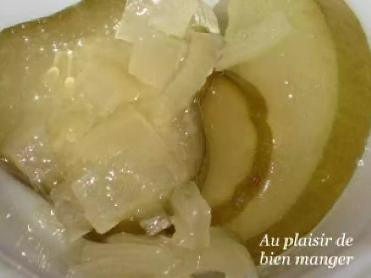 Concombre au congélateur à la Michèle