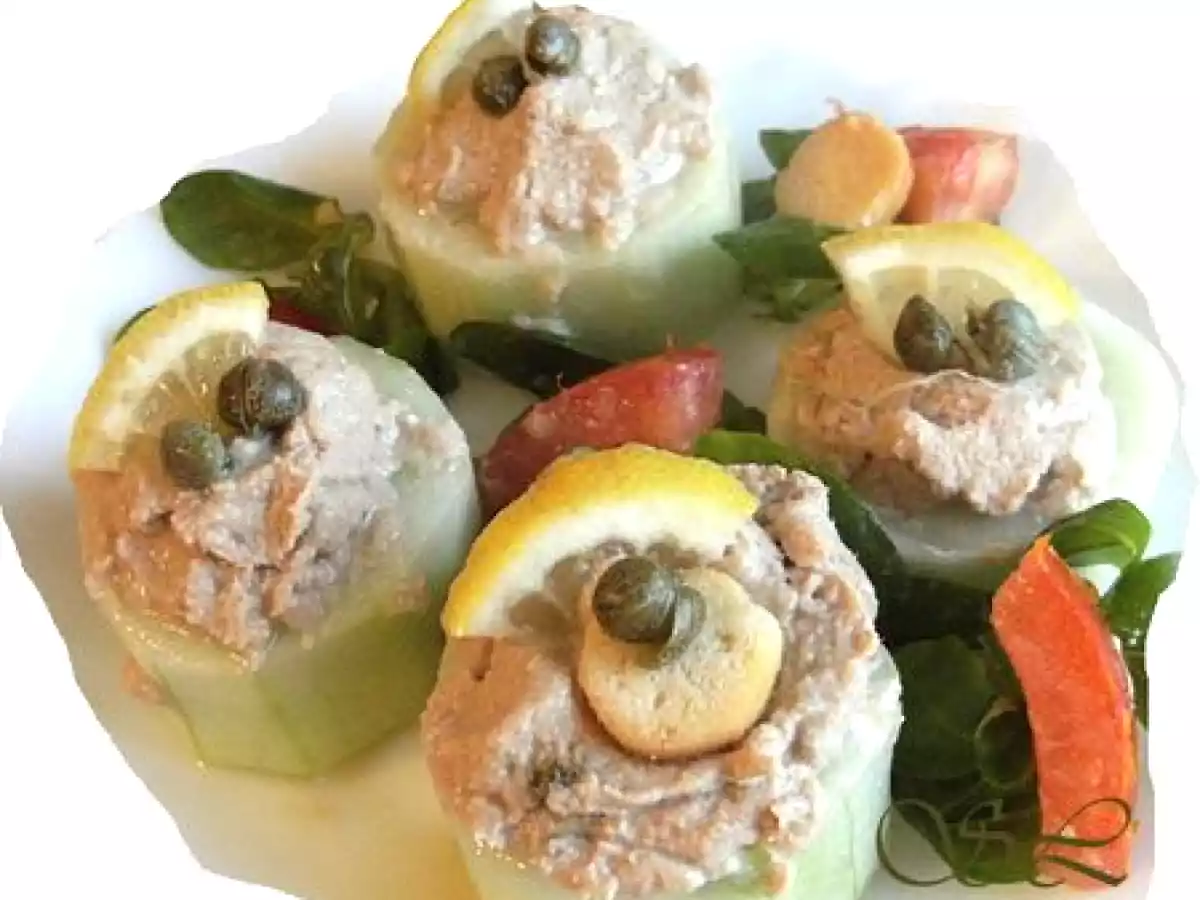 Concombre et rillettes de thon - photo 2