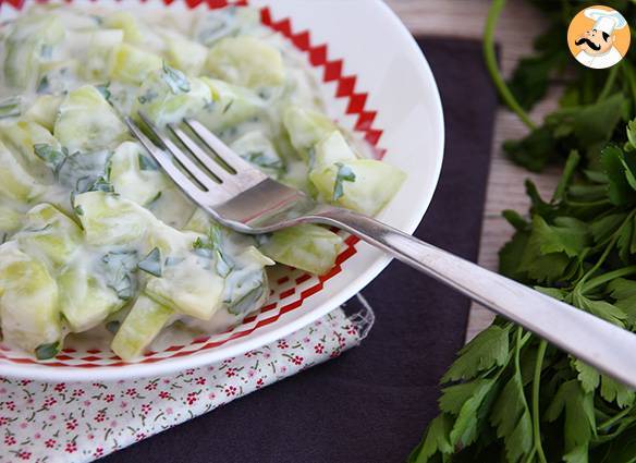 Recette Salade de concombre au yaourt