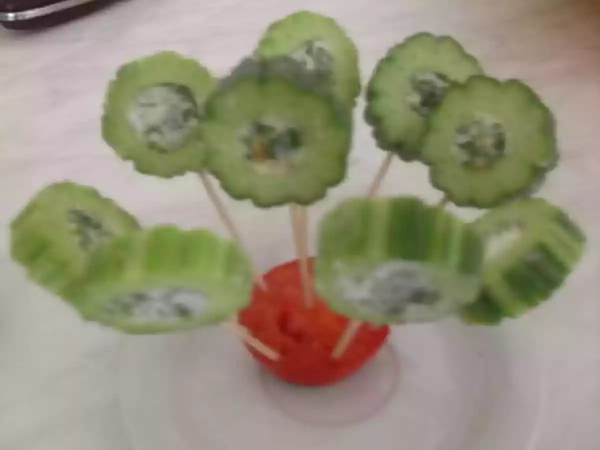 Concombres en amuse-gueules