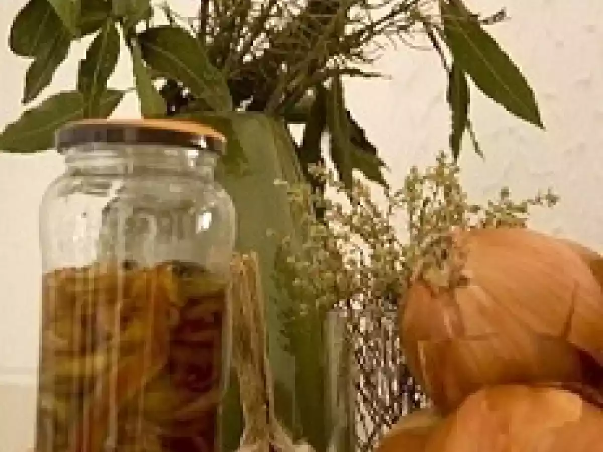 Confit d'écorces de pastèque au vinaigre