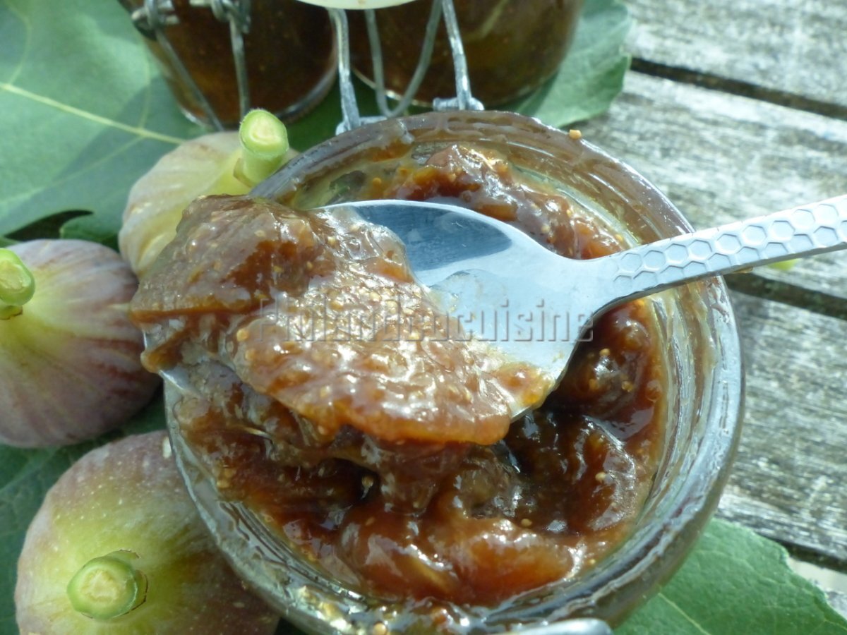 Confit de figues au vinaigre balsamique Recette Ptitchef