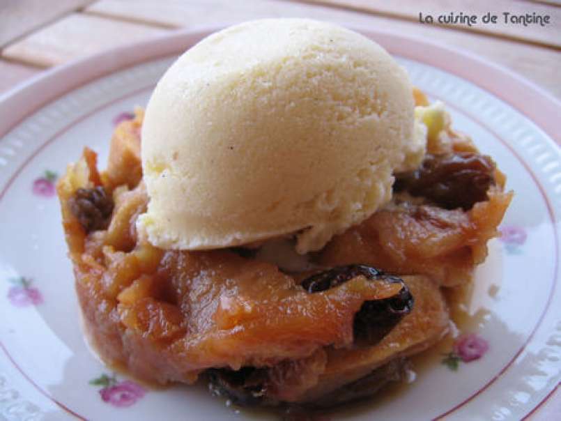 Confit de pommes et glace vanille épicée, photo 1