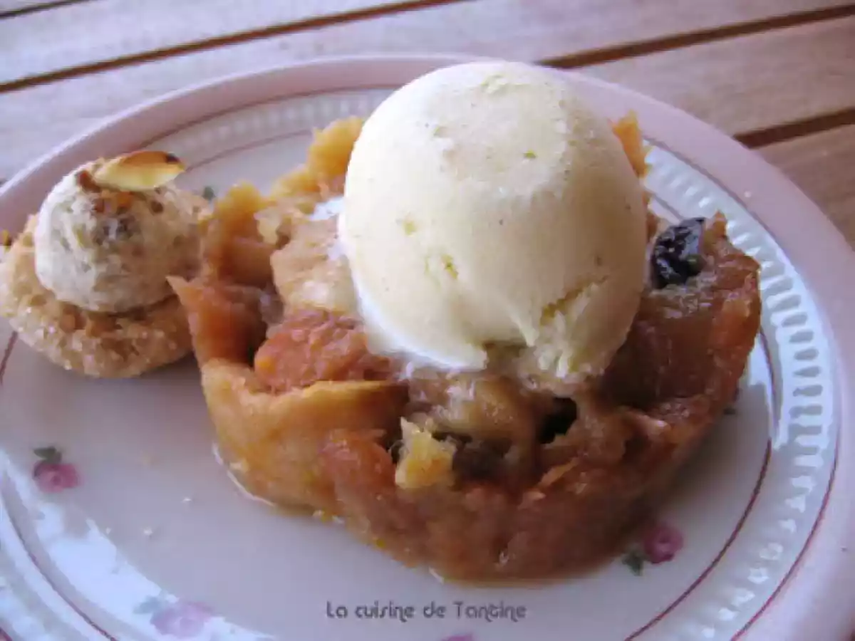 Confit de pommes et glace vanille épicée - photo 2