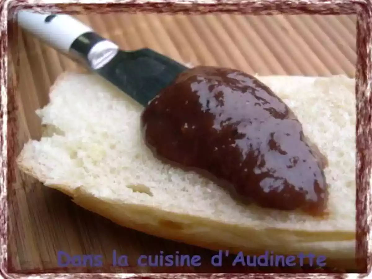 Confiture bananes, kiwi et chocolat