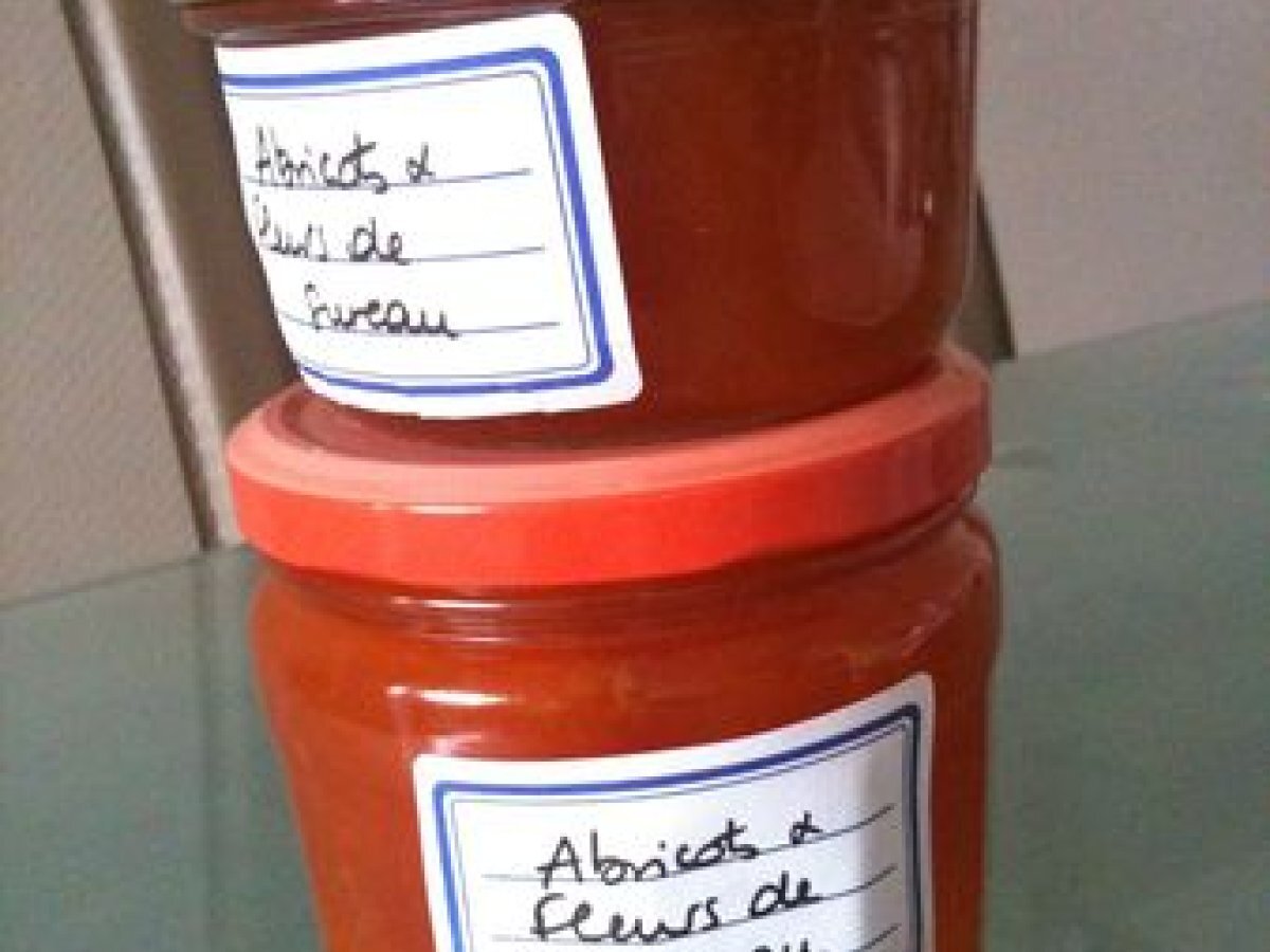 Confiture Dabricots Aux Fleurs De Sureau