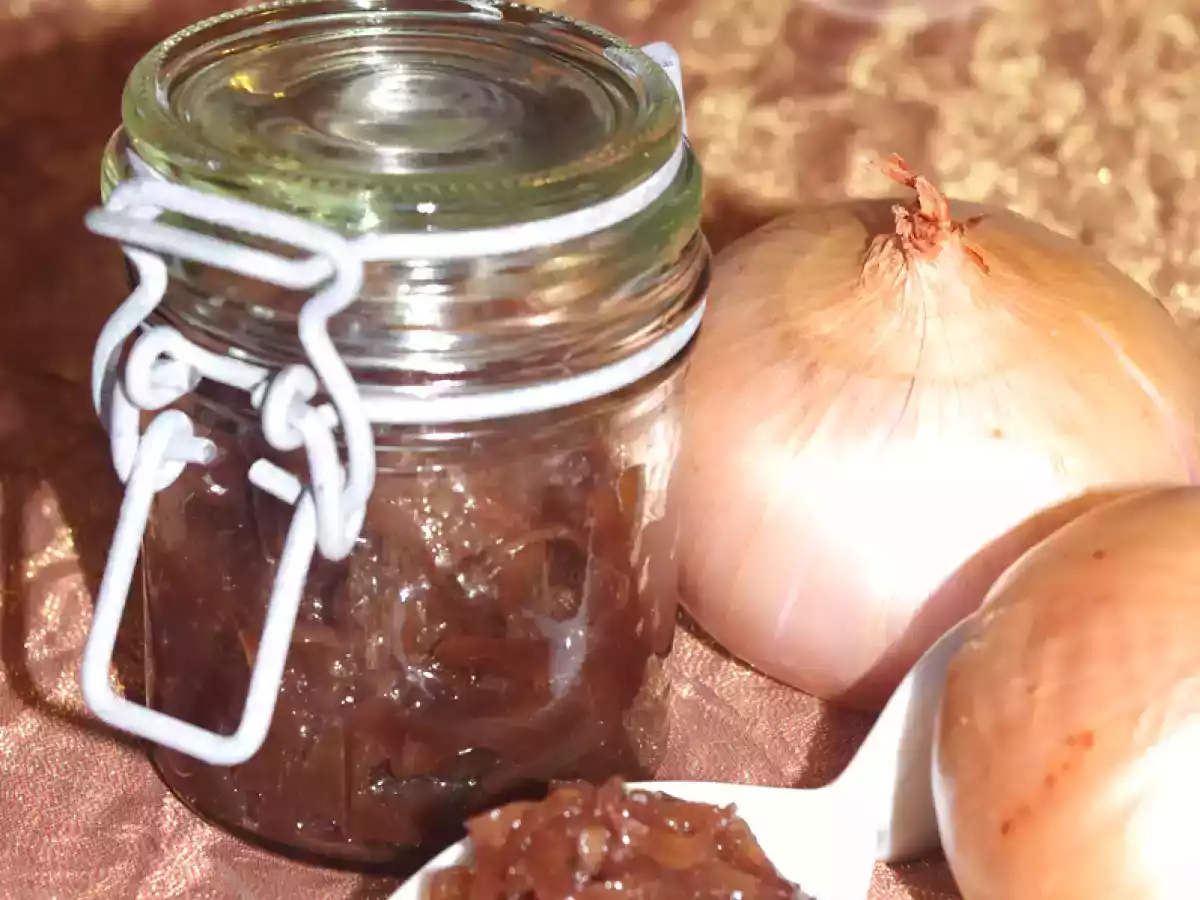 Confiture d'oignons miel et hypocras