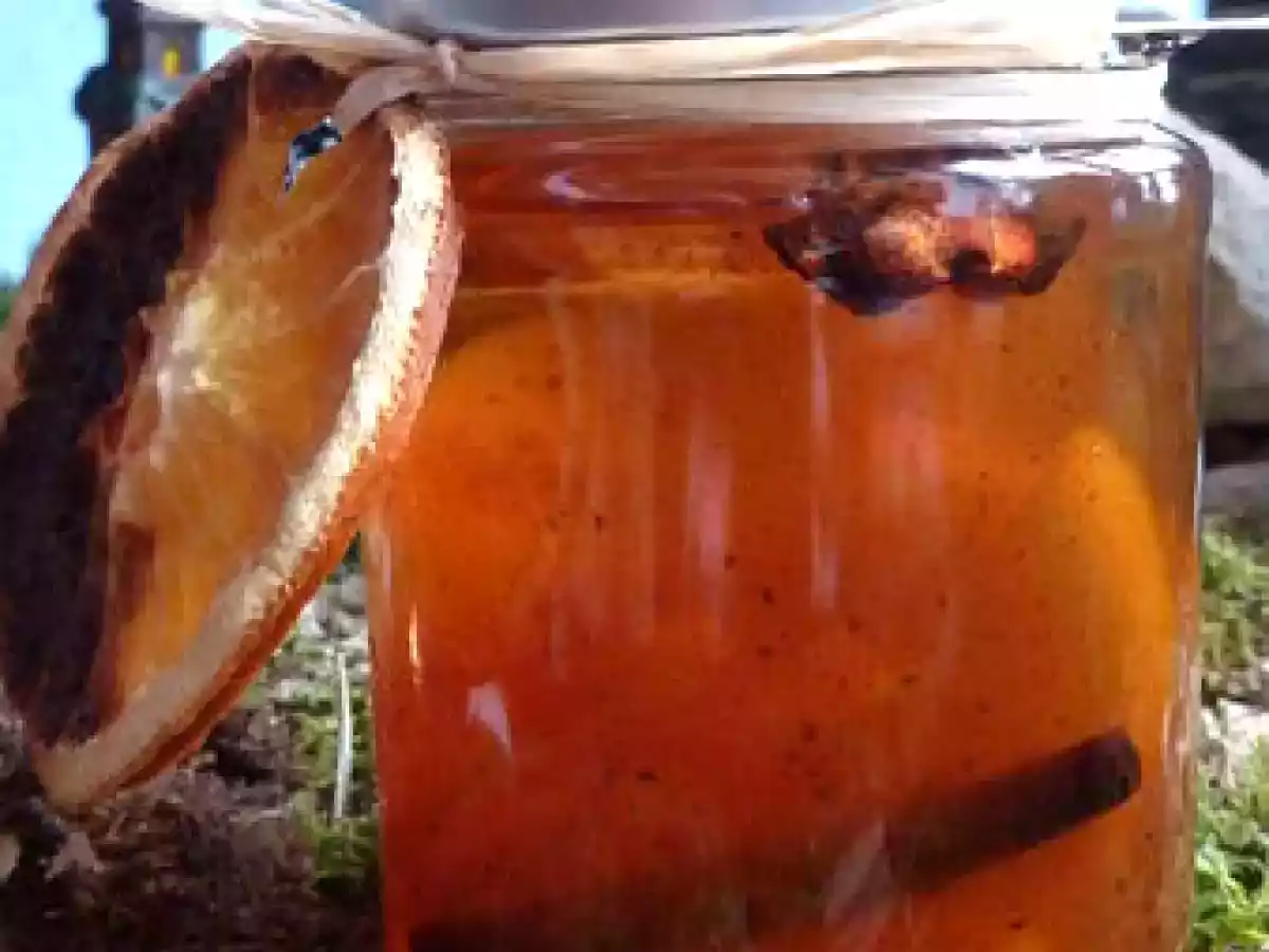 Confiture d'orange aux épices de Noël
