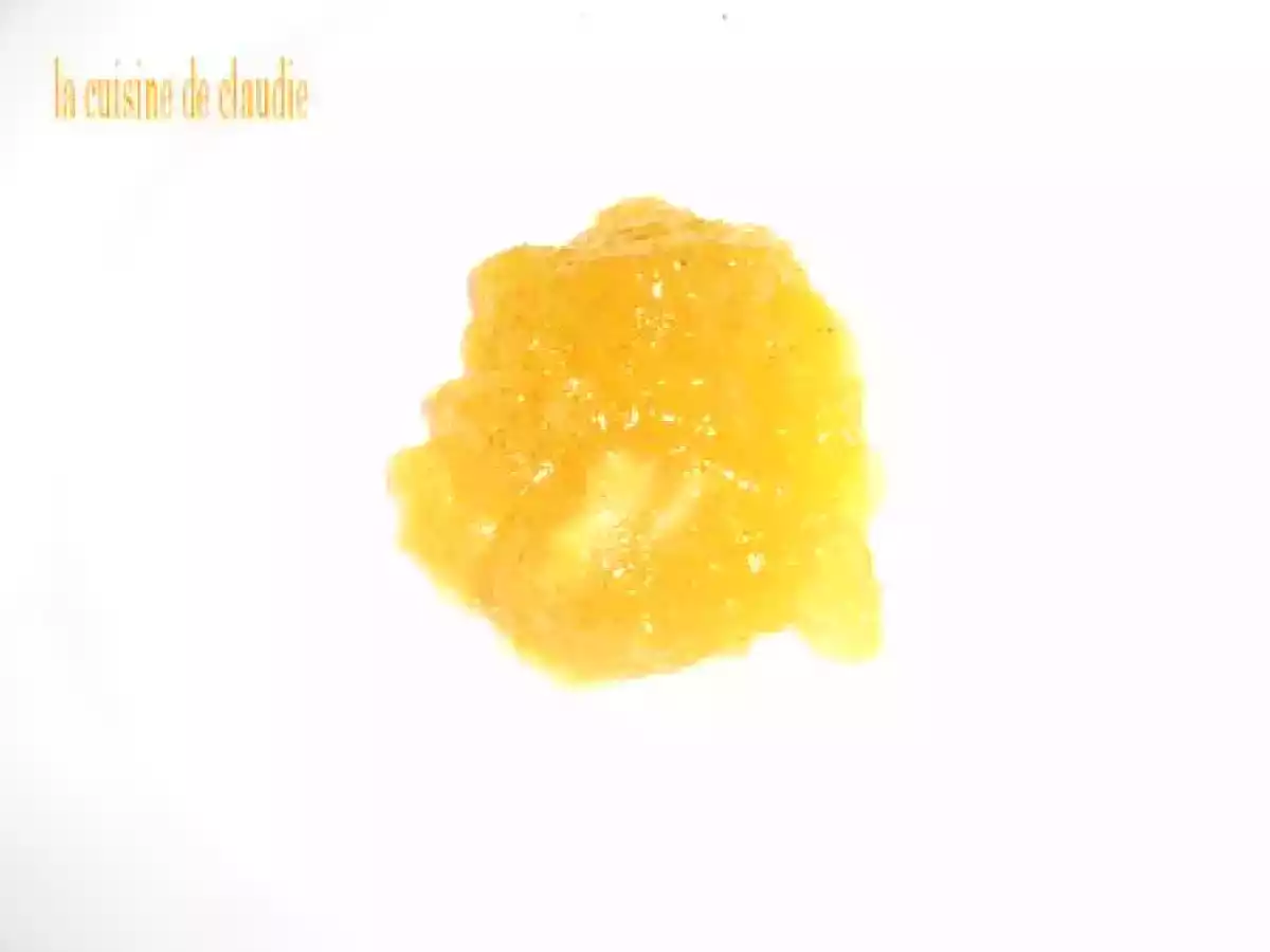 Confiture d'orange-vanille