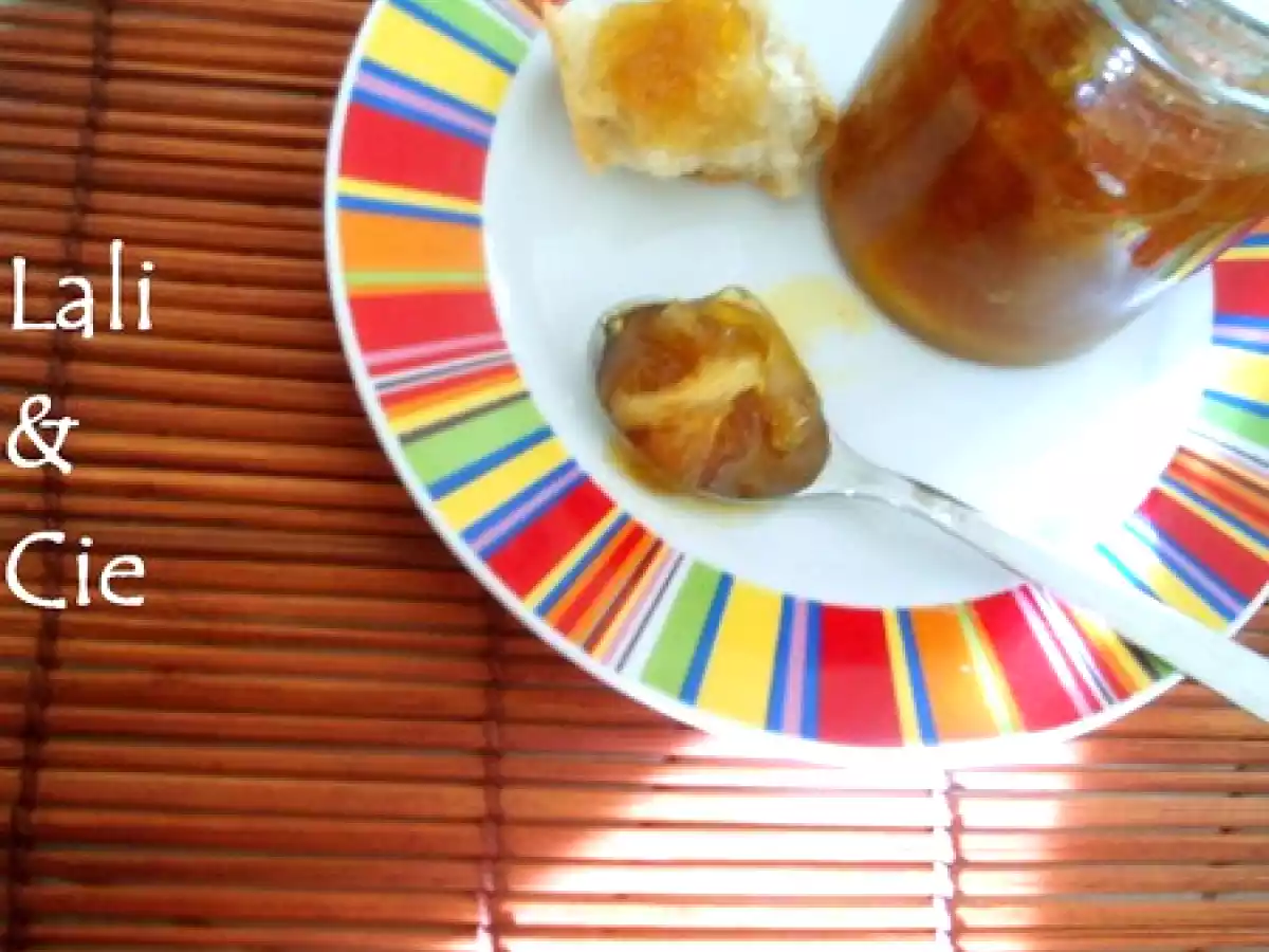 Confiture dâoignons, orange et épices