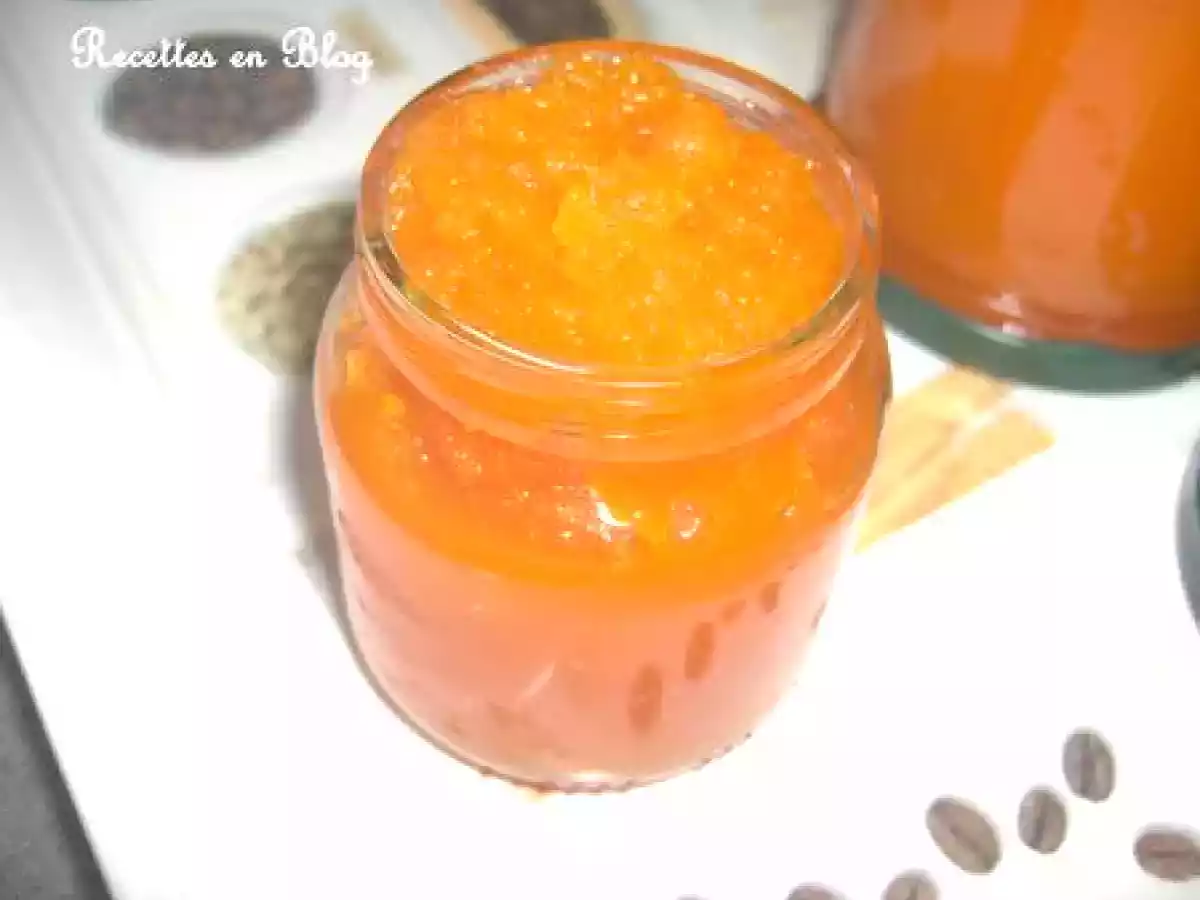 CONFITURE DE CAROTTES AU GINGEMBRE