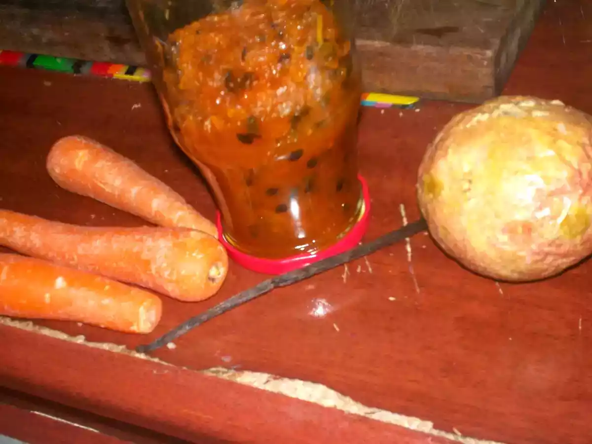 Confiture de carottes, passion vanille