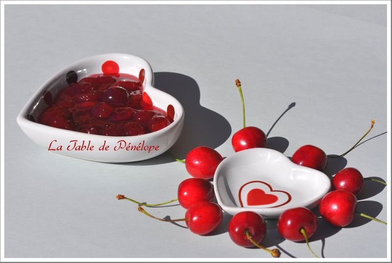 Confiture de cerises de montmorency aux groseilles Recette Ptitchef