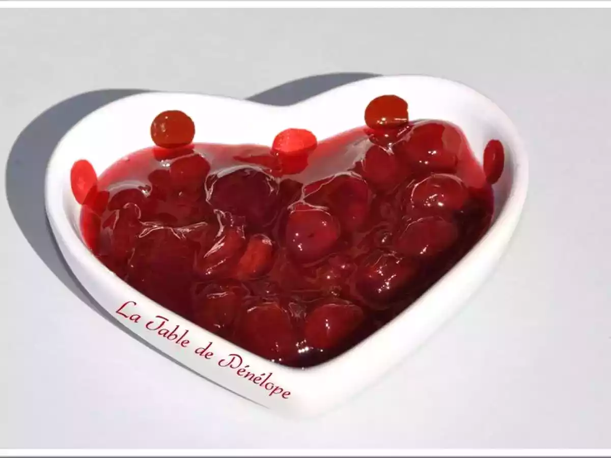 Confiture de Cerises de Montmorency aux Groseilles - photo 2