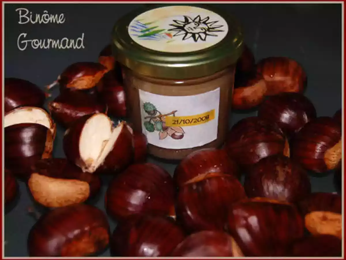 Confiture de châtaignes