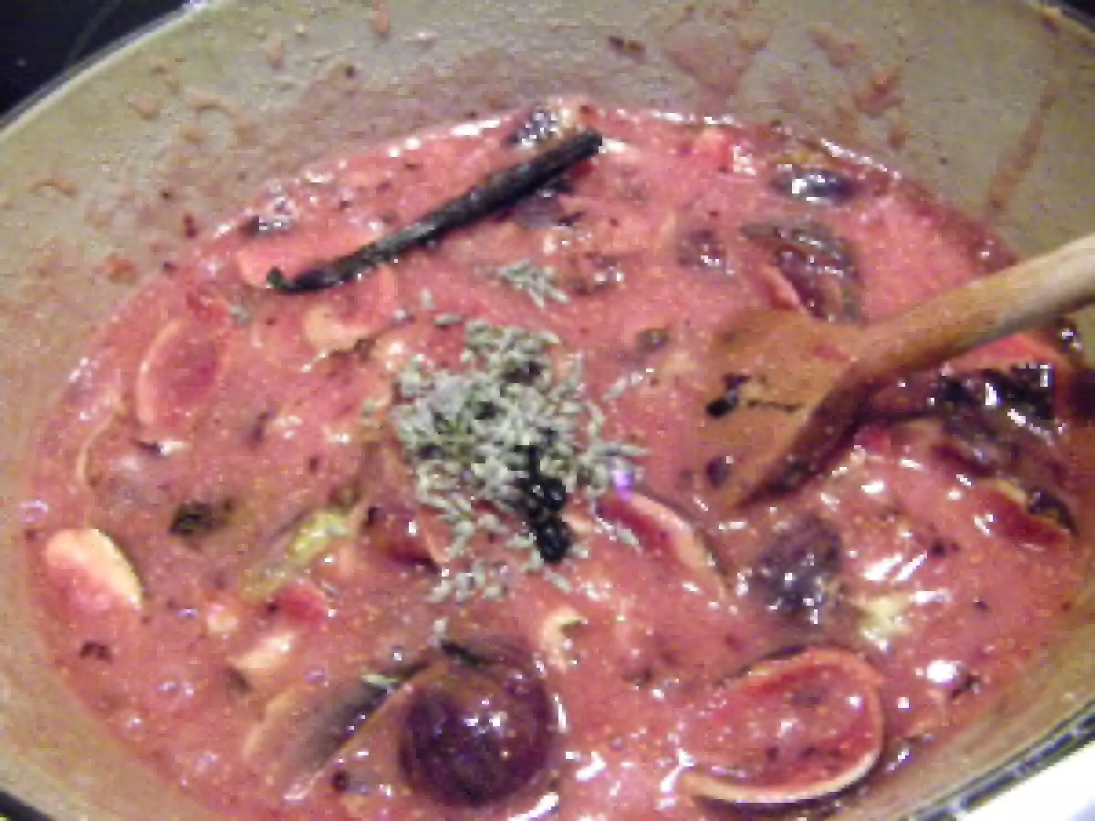 Confiture de figues à la lavande