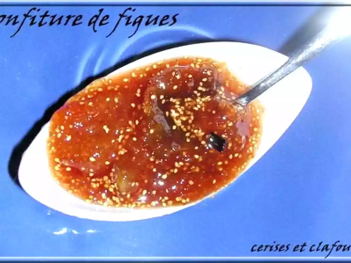 CONFITURE DE FIGUES AUX EPICES - photo 2