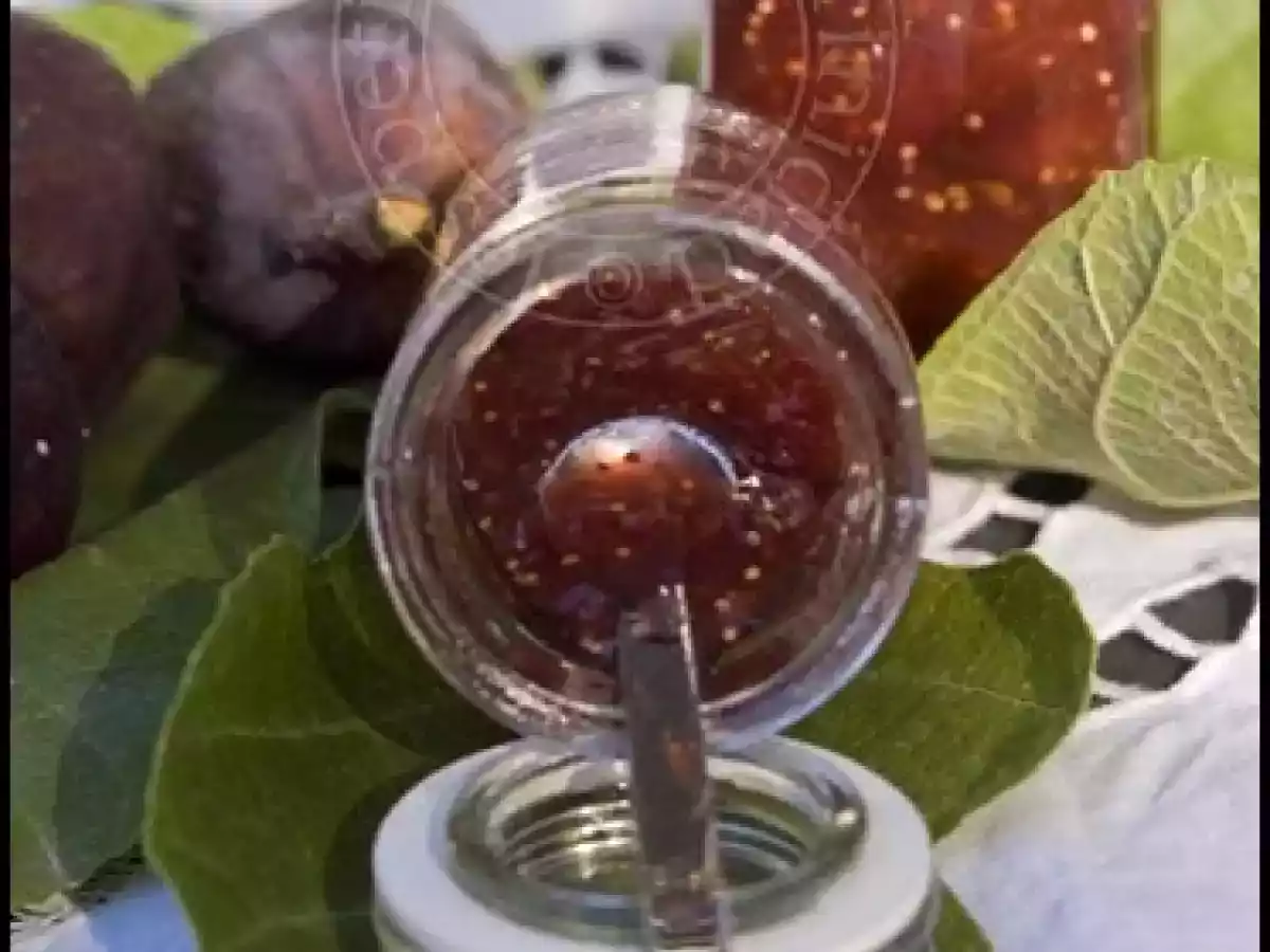 Confiture de figues-citron et zeste