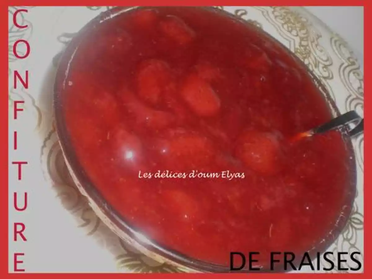Confiture de fraises à la MAP