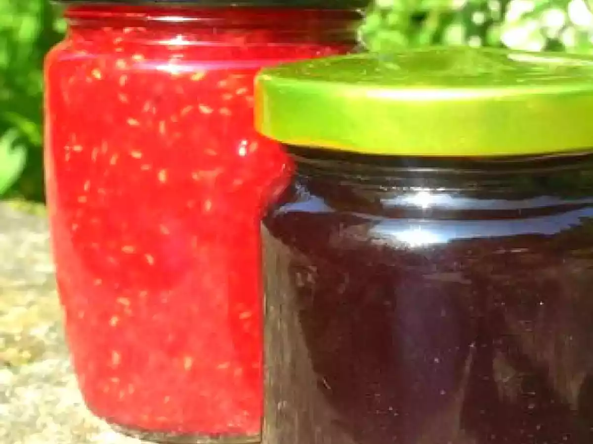 Confiture de Framboises et Gelée de Cassis